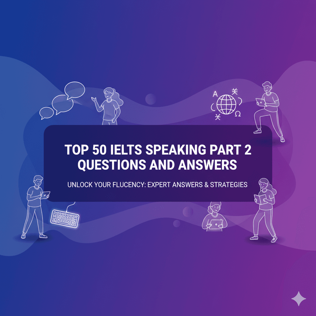 Mastering IELTS Speaking Part 2: Top 50 Questions & Band 7+ Answers